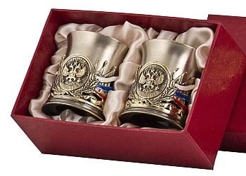 Набор из 2-х стопок "Державный" Набор из 2-х стопок "Державный"